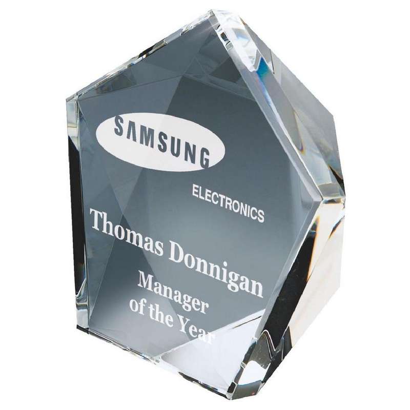 Star-Shaped Crystal Stand (In Presentation Case) – Clear
