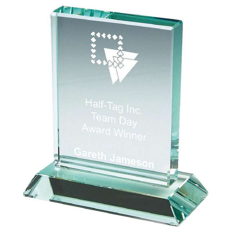 Premium Jade Glass Rectangular Stand (In Presentation Case) – Jade