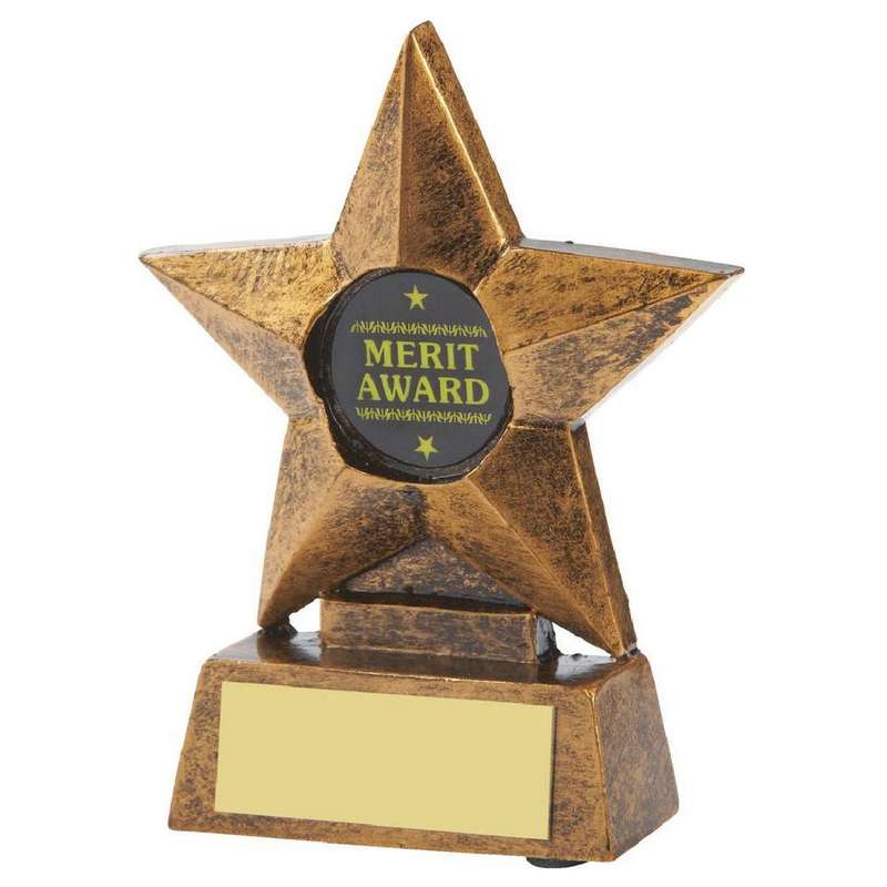 Antique Gold Resin Star Award – Antique Gold