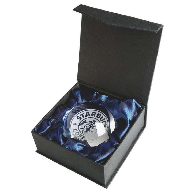 Crystal Paperweight (In Presentation Case) – Clear