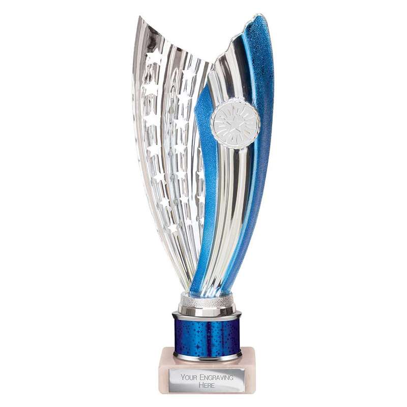 Glamstar Plastic Tube Trophy Blue