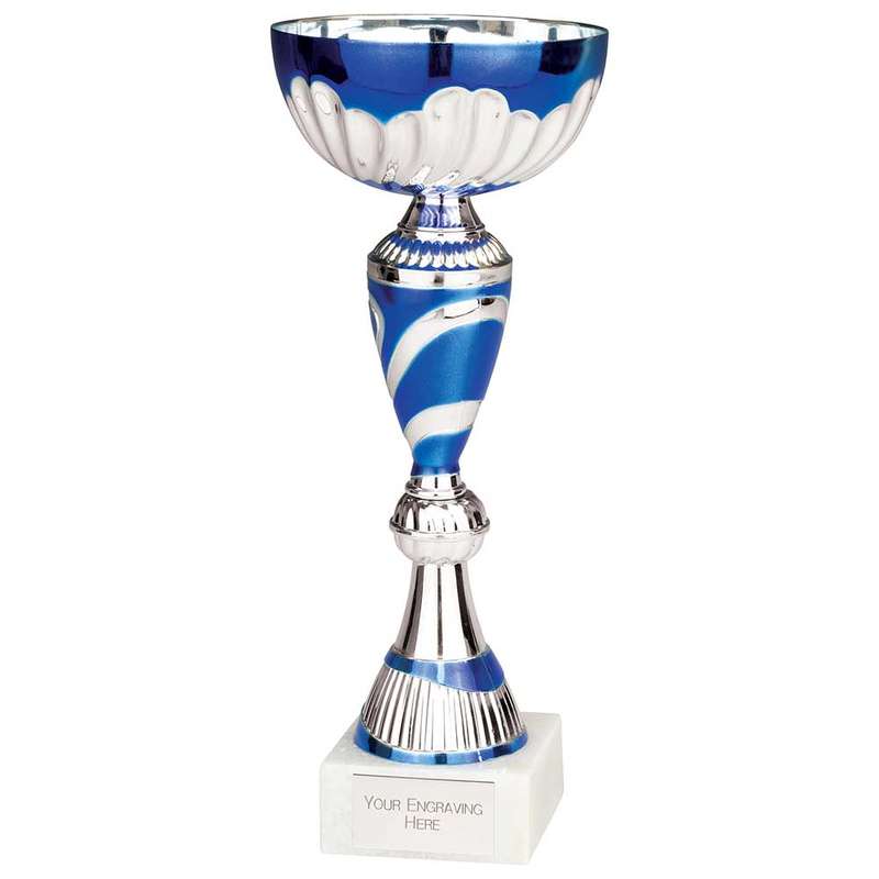 Omega Cup Silver & Blue