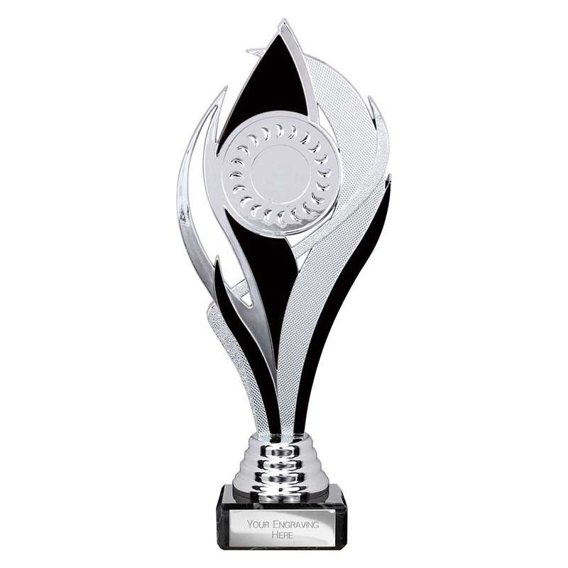 Volcano Trophy Silver & Black