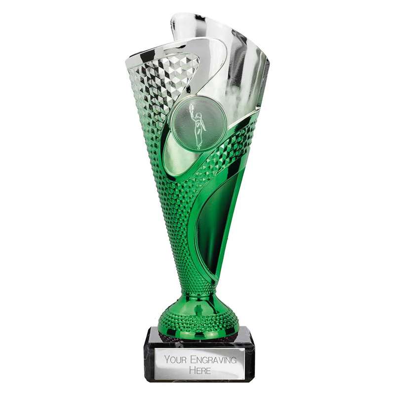 Rodeo Trophy Silver & Green