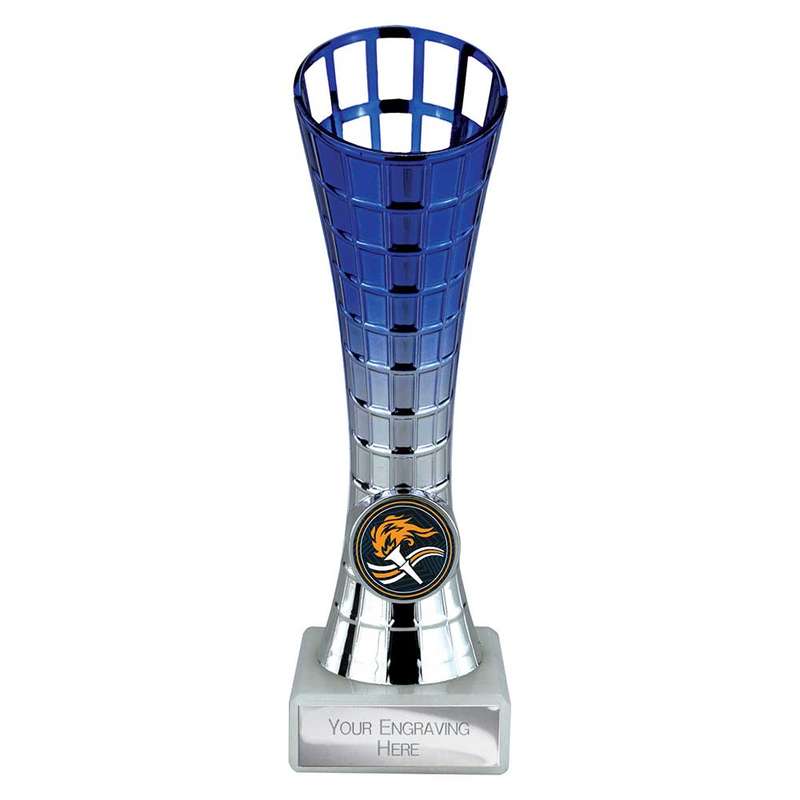 Leader Trophy Blue & Silver