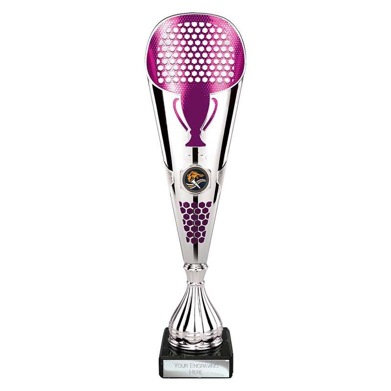 Eclectic Trophy Silver & Purple