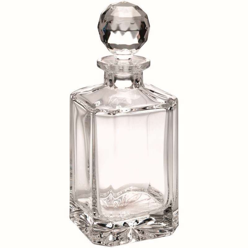 SQUARE SPIRIT DECANTER 0.8 LTR – 9.5in