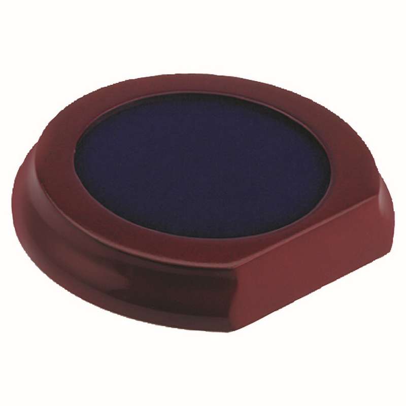 ROUND WOODEN BASE – (86mm RECESS) 5in