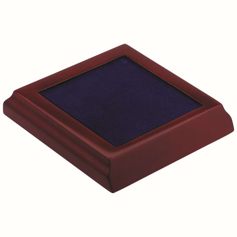SQUARE WOODEN BASE – (105mm SQ RECESS) 5.75in