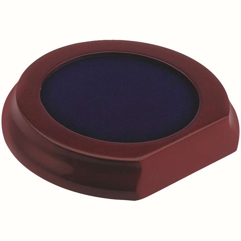 ROUND WOODEN BASE – (76mm RECESS) 4.5in