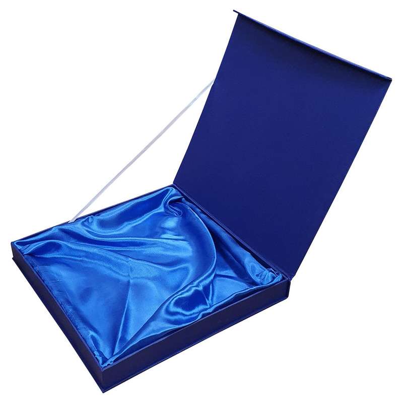 BLUE PRESENTATION BOX FOR SALVERS – 275 x 275 x 35mm (FITS 10in SALVER)