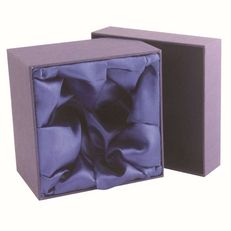 BLUE PRESENTATION BOX FITS 1/2 PINT OR 1 WHISKEY OR 1 BRANDY – 140 x 140 x 90mm
