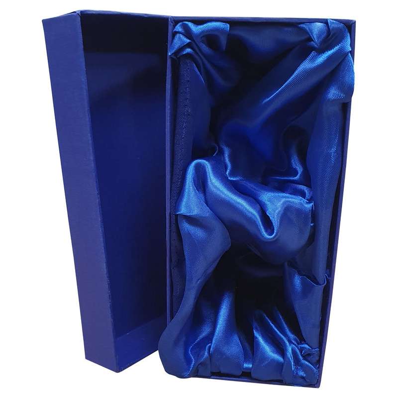 BLUE PRESENTATION BOX FITS 2 WHISKEY – 220 x 100 x 95mm