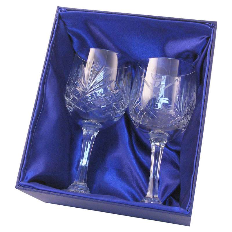 BLUE PRESENTATION BOX FITS 2 WINE – 220 x 185 x 110mm