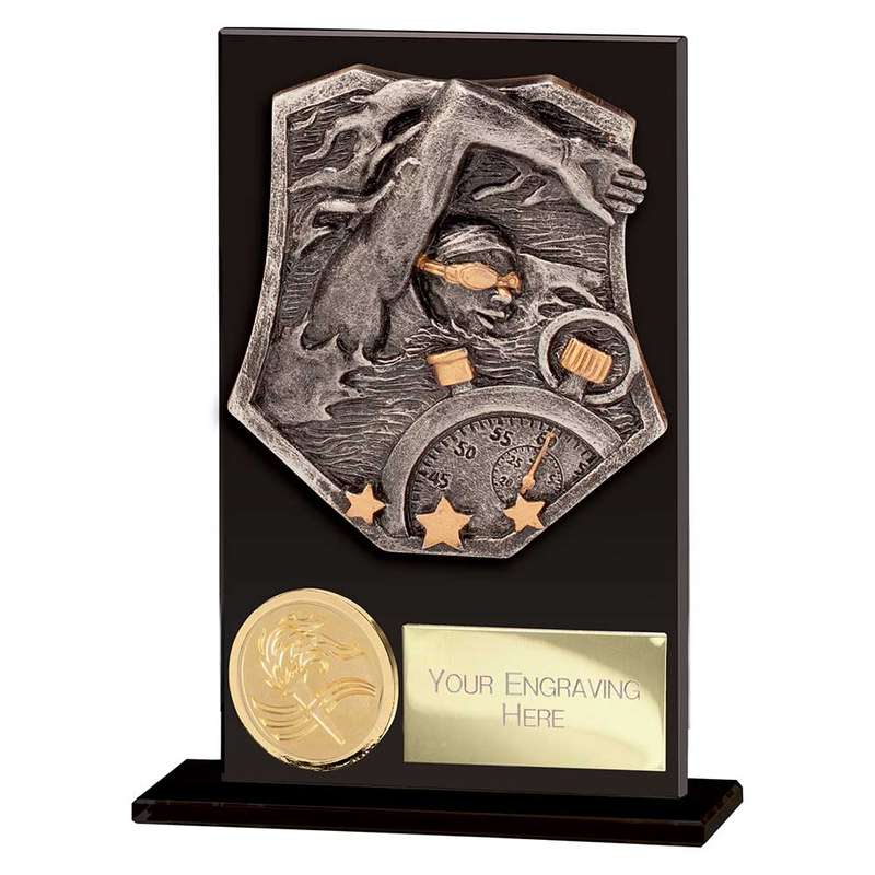 Titan Hero Swimming Glass Award