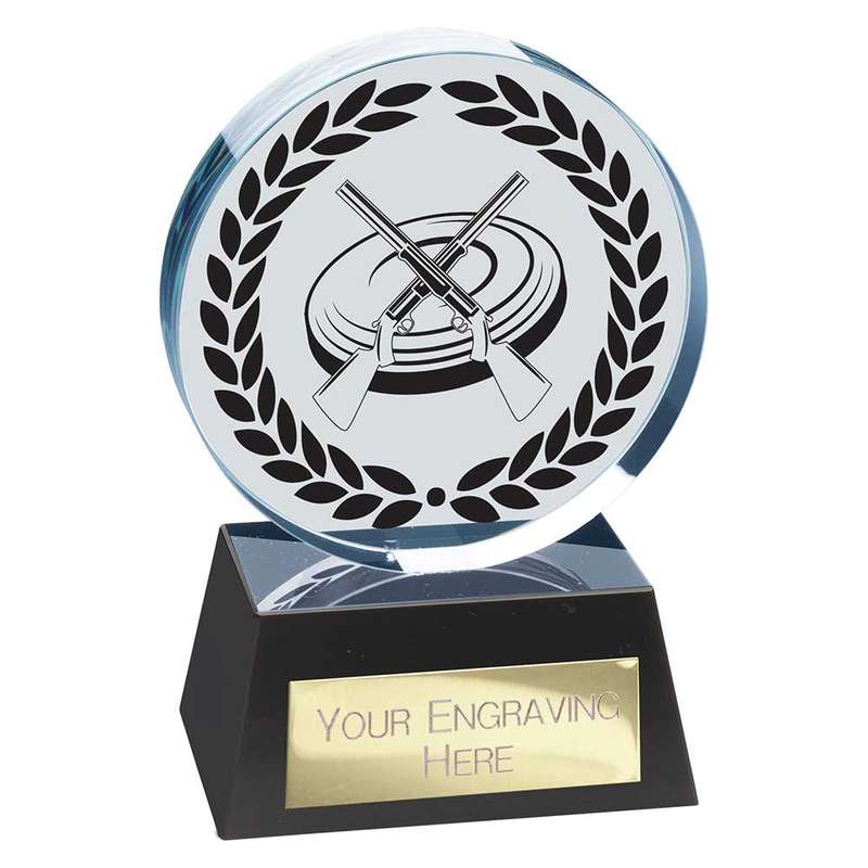 Emperor Clay Pigeon Crystal Award