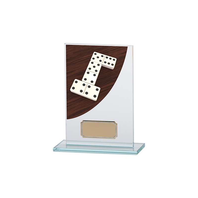 Colour Curve Dominoes Jade Glass Award
