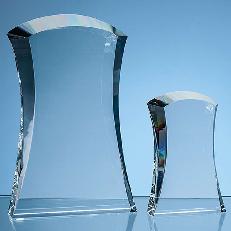 15.5cm Optical Crystal Caledonian Arch Award