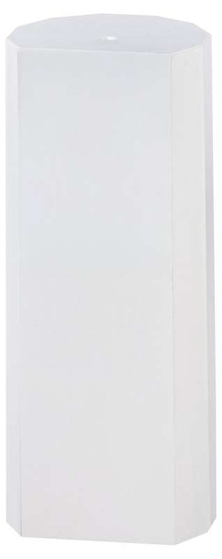FILLED PLASTIC COLUMN IN WHITE – 6in