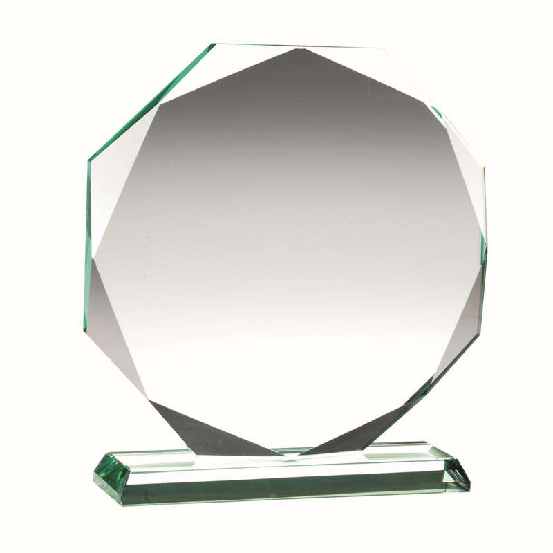JADE GLASS OCTAGON (15mm THICK) – 6.75in