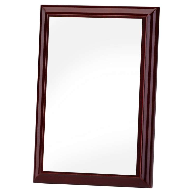 ROSEWOOD PLAQUE WITH WHITE SUBLIMATION FRONT (PORTRAIT) – 4 x 6in