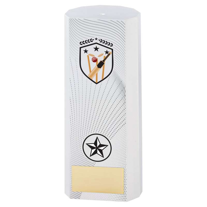 WHITE PLASTIC FILLED COLUMN CRICKET (1in CEN) – 6in