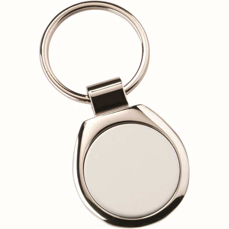 METAL ROUND KEYRING (1in CENTRE) – 1.75in