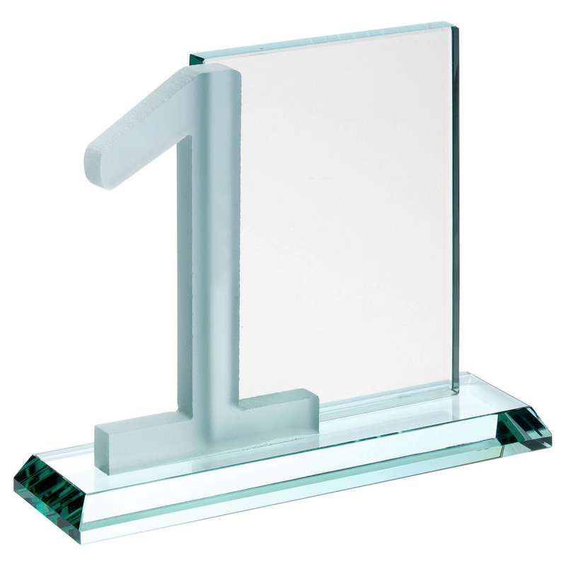 JADE GLASS RECTANGLE WITH FROSTED NO.1 (10mm THICK) – 6in