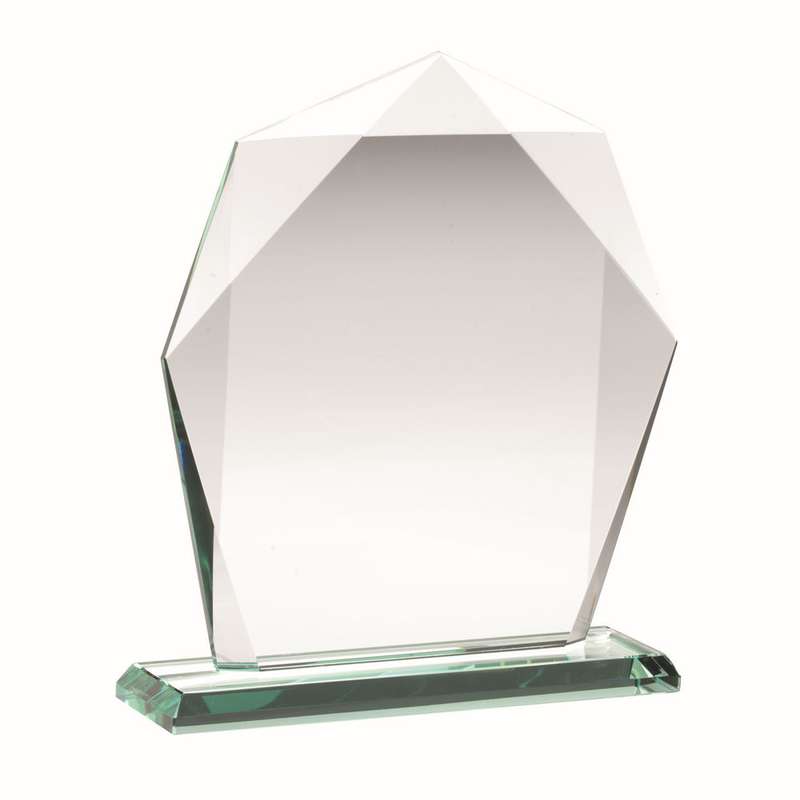 JADE GLASS HEPTAGON (10mm THICK) – 6.5in