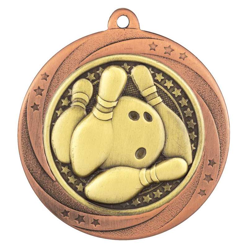 Superstar Ten Pin Bowling Medal