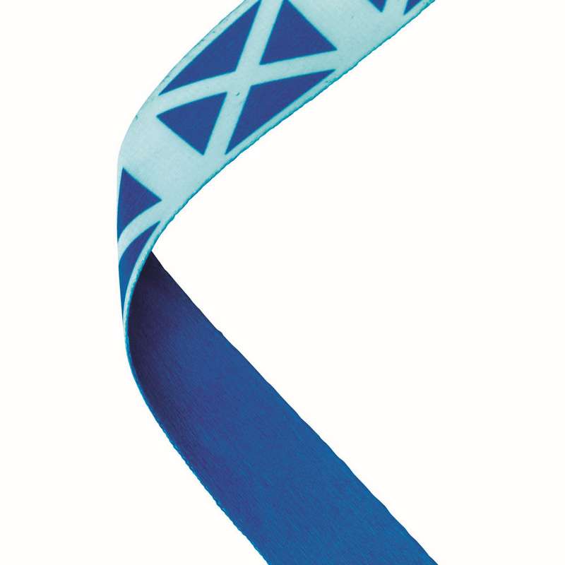 MEDAL RIBBON SCOTTISH FLAG – 30 X 0.875in