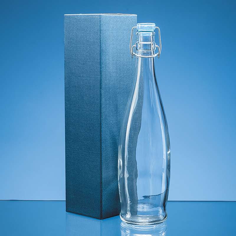Blue Water Bottle Tuck Gift Box