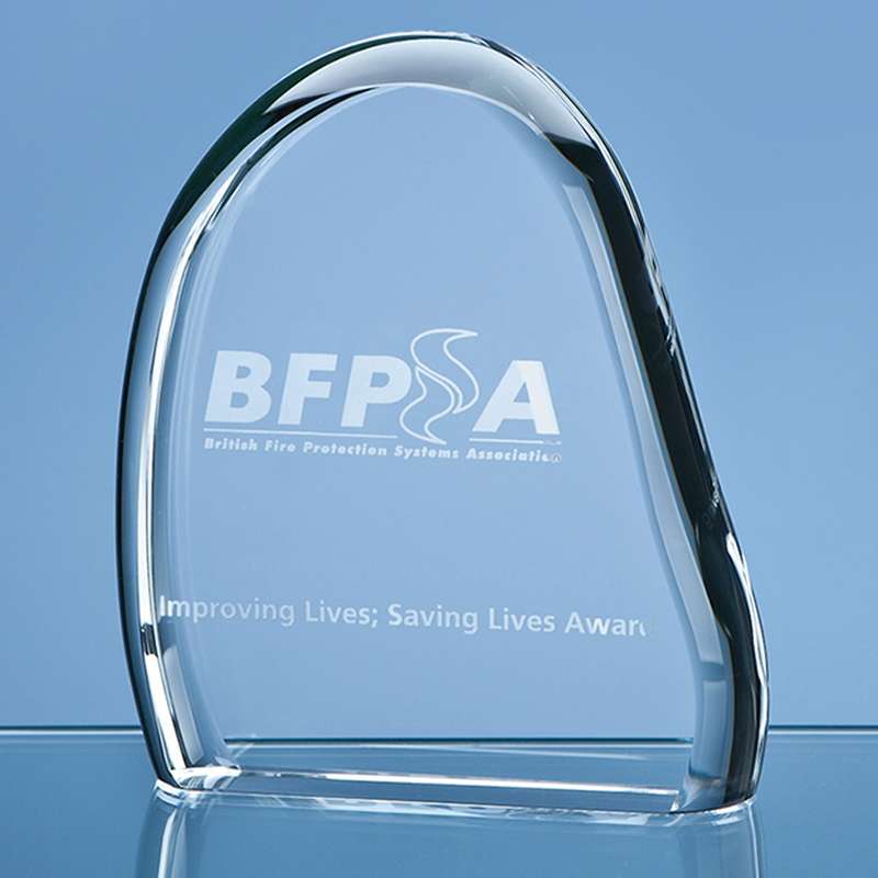 15cm Optical Crystal ‘High Noon’ Award