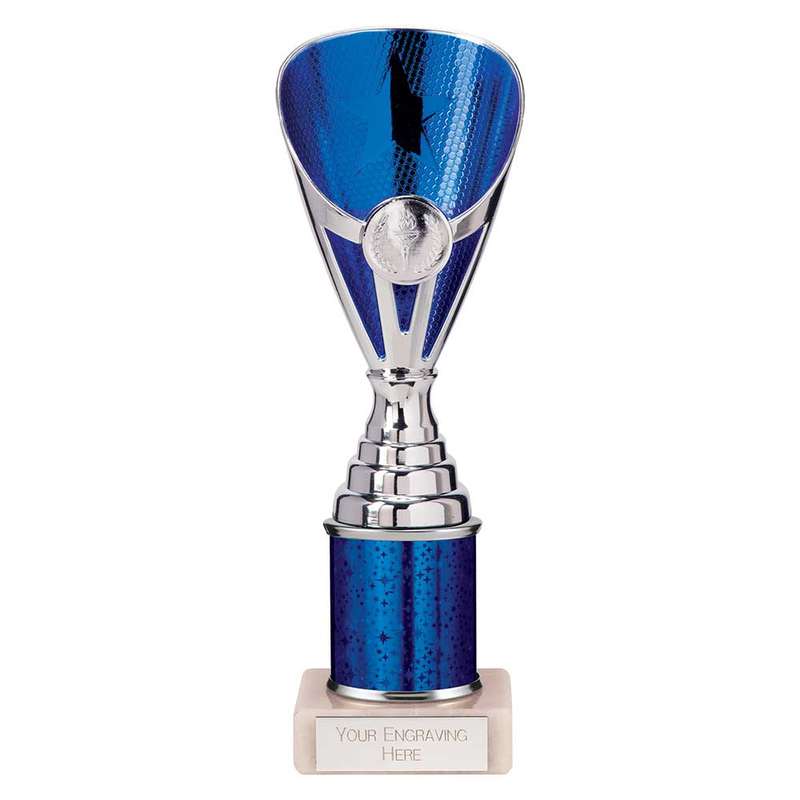 Rising Stars Plastic Trophy Blue